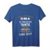 Kinder Beste Oma, Verrückteste Tante, Coolste MAMA T-Shirt – Lustiges Geschenk für Geburtstage, Weihnachten & Feiertage