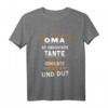Kinder Beste Oma, Verrückteste Tante, Coolste MAMA T-Shirt – Lustiges Geschenk für Geburtstage, Weihnachten & Feiertage