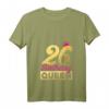Damen 26. Geburtstag Geschenk Jahrgang 1996 - Birthday Queen Krone T-Shirt mit V-Ausschnitt für die Geburtstagsparty
