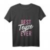 Süßes Best Teyze Ever Türkisches Tante Geschenk T-Shirt mit V-Ausschnitt – Perfekt für Bayram & Geburtstag
