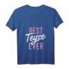 Süßes Best Teyze Ever Türkisches Tante Geschenk T-Shirt mit V-Ausschnitt – Perfekt für Bayram & Geburtstag