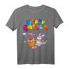 Coole Happy Easter Eierkorb Hase Luftballons Lustiges Ostertag T-Shirt für die ganze Familie