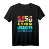 50. Geburtstag Geschenk Ich Wurde 50 Als Ich Im Lockdown War T-Shirt - Lustiges Retro Design für Aufmerksamkeit & Überraschung