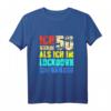 50. Geburtstag Geschenk Ich Wurde 50 Als Ich Im Lockdown War T-Shirt - Lustiges Retro Design für Aufmerksamkeit & Überraschung
