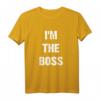 Ich bin der Chef Funny T-Shirt – Witziges Geschenk für Vorgesetzte, Kollegen & Freunde zu Weihnachten, Halloween & Feiertagen