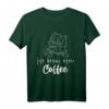 Das Leben Beginnt Nach Dem Kaffee Eulenmotiv T-Shirt – Originelles Geschenk für Familie, Freunde & Kaffee-Liebhaber zu Weihnachten, Geburtstag, Muttertag & Vatertag