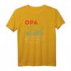 Opa weiß alles | Lustiges Großvater T-Shirt Geschenk vom Enkel für Vatertag, Geburtstag & Weihnachten