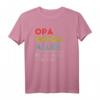 Opa weiß alles | Lustiges Großvater T-Shirt Geschenk vom Enkel für Vatertag, Geburtstag & Weihnachten