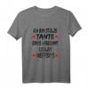 Ich Bin Stolze Tante Eines Verdammt Coolen Neffens T-Shirt - Lustiges Geschenk zum HapDeer für Tanten