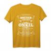 Als Bruder geboren zum Onkel erkoren T-Shirt – Lustiges Geschenk für Patenonkel, Bruder, Männer & Frauen für Geburtstag, Muttertag, Vatertag & Weihnachten