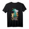 Geburtstagsgeschenk Baby 1. Geburtstag niedliche Tiere T-Shirt - Lustiges Dschungel Tiere Design für Kinder, Neffen, Nichten & Enkel