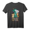 Geburtstagsgeschenk Baby 1. Geburtstag niedliche Tiere T-Shirt - Lustiges Dschungel Tiere Design für Kinder, Neffen, Nichten & Enkel