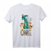 Geburtstagsgeschenk Baby 1. Geburtstag niedliche Tiere T-Shirt - Lustiges Dschungel Tiere Design für Kinder, Neffen, Nichten & Enkel
