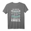 Lustiges Onkel Bester Patenonkel T-Shirt – Geschenk für Taufe, Geburtstag & Schwangerschaftsankündigung