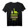 Kinder Großer Cousin 2022 T-Shirt – Dinosaurier Geschenk zur Geburt und Schwangerschaft, perfekt für Dino-Liebhaber