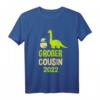 Kinder Großer Cousin 2022 T-Shirt – Dinosaurier Geschenk zur Geburt und Schwangerschaft, perfekt für Dino-Liebhaber