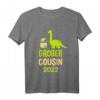 Kinder Großer Cousin 2022 T-Shirt – Dinosaurier Geschenk zur Geburt und Schwangerschaft, perfekt für Dino-Liebhaber