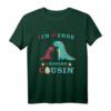 Ich werde Cousin für große Cousins 2022 T-Shirt – Lustiges Dinosaurier Design für Neffen, Söhne und Jungs, die Dinosaurier lieben