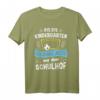 Bye Bye Kindergarten, ich kicke jetzt auf dem Schulhof T-Shirt – Süßes Geschenk zum Schulanfang für Jungen und Mädchen