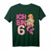 Ich Bin 6 T-Shirt für Mädchen - Meerjungfrau Geburtstag Geschenk für 6-Jährige Mädchen, Süßes Meerjungfrauen T-Shirt