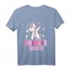 Ich werde Cousine 2022 T-Shirt – Süßes Einhorn Motiv zum Schwangerschaft verkünden für große Cousine