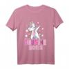 Ich werde Cousine 2022 T-Shirt – Süßes Einhorn Motiv zum Schwangerschaft verkünden für große Cousine