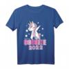 Ich werde Cousine 2022 T-Shirt – Süßes Einhorn Motiv zum Schwangerschaft verkünden für große Cousine