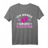 Ich werde große Cousine 2021 T-Shirt mit Fußabdrücken – Perfektes Geschenk für Familien und Cousinen, klassisch geschnitten