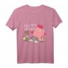 Kinder 4. Geburtstag Geschenk – Niedliches Schmetterling Regenbogen T-Shirt für Mädchen, perfekt für die Geburtstagsparty und als Geschenkidee für kleine Prinzessinnen