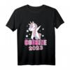 Ich werde Cousine 2023 T-Shirt - Süßes Einhorn Motiv für Schwangerschaftsverkündung & große Cousine Geschenk