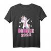 Ich werde Cousine 2023 T-Shirt - Süßes Einhorn Motiv für Schwangerschaftsverkündung & große Cousine Geschenk