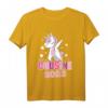 Ich werde Cousine 2023 T-Shirt - Süßes Einhorn Motiv für Schwangerschaftsverkündung & große Cousine Geschenk