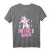 Ich werde Cousine 2023 T-Shirt - Süßes Einhorn Motiv für Schwangerschaftsverkündung & große Cousine Geschenk