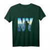 New York City Druck T-Shirt mit Freiheitsstatue & Skyline – Perfektes Geschenk für NYC-Liebhaber, Freunde & Familie