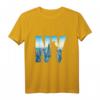 New York City Druck T-Shirt mit Freiheitsstatue & Skyline – Perfektes Geschenk für NYC-Liebhaber, Freunde & Familie