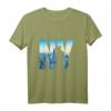 New York City Druck T-Shirt mit Freiheitsstatue & Skyline – Perfektes Geschenk für NYC-Liebhaber, Freunde & Familie