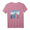 New York City Druck T-Shirt mit Freiheitsstatue & Skyline – Perfektes Geschenk für NYC-Liebhaber, Freunde & Familie