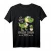 Kinder Dinosaurier T-Shirt - Ich werde ein großer Cousin 2024, lustige Babyverkündung für Jungen & Babyparty-Geschenk