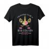 I'm going to be a Big Cousin 2020 Unicorn Girl T-Shirt – Perfektes Geschenk für neugeborene Cousine, Tochter & Nichte