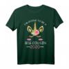 I'm going to be a Big Cousin 2020 Unicorn Girl T-Shirt – Perfektes Geschenk für neugeborene Cousine, Tochter & Nichte