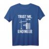 Trust Me I'm An Engineer T-Shirt – Lustiges Technik-Design mit Kran & Bagger, Perfekt als Geschenk für Ingenieure, Studenten & Technikfans zu Ostern, Geburtstagen & mehr