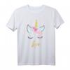 Lisa Einhorn Name Geschenk - Personalisierter Einhorn T-Shirt für Mädchen und Damen, perfekt für Geburtstagsfeiern & Einhorn-Partys
