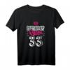 33. Geburtstag Frauen T-Shirt mit süßer Krone - Vintage Birthday Queen Design für Damen, Mütter & Freundinnen