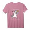 Ich werde Große Cousine 2020 T-Shirt mit Einhorn - Perfektes Geschenk für werdende Cousine zur Baby-Shower, Geburt und Geburtstag