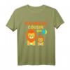 Kinder Ich Werde Cousin 2021 Löwe T-Shirt - Perfektes Geschenk zur Babyparty und Schwangerschaftsankündigung für baldigen Cousin