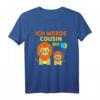 Kinder Ich Werde Cousin 2021 Löwe T-Shirt - Perfektes Geschenk zur Babyparty und Schwangerschaftsankündigung für baldigen Cousin