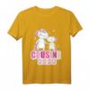 Kinder Cousine 2022 T-Shirt mit Einhorn-Motiv – Süßes Geschenk für die werdende Cousine