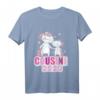 Kinder Cousine 2022 T-Shirt mit Einhorn-Motiv – Süßes Geschenk für die werdende Cousine