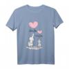 Kinder Große Cousine T-Shirt mit süßen Elefanten und Herz-Ballons – Perfektes Geschenk für angehende große Cousinen