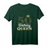 50. Geburtstag Geschenk für Frauen Jahrgang 1973 - Birthday Queen Krone T-Shirt für Damen & Geburtstagsparty